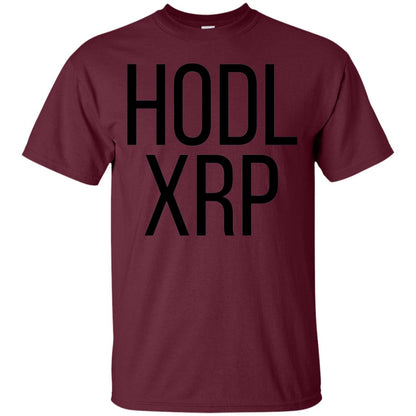 Hodl Xrp Ripple Cryptocurrency Alt Coin T-shirt Maroon