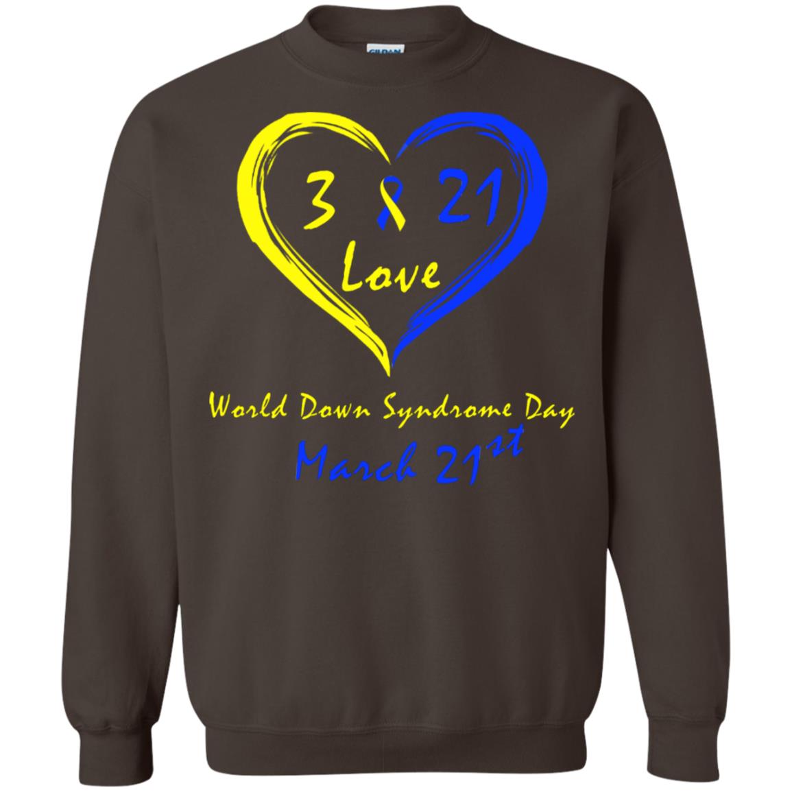 World Down Syndrome Day 21st March Shirt Dark Chocolate