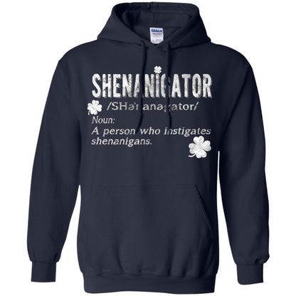 Shenanigator Shamrocks St. Patrick Day Shirt For Irish Navy