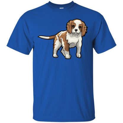 Cute Blenheim Cavalier King Charles Spaniel T-shirt Royal