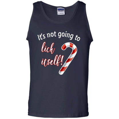 Christmas T-shirt It's Not Going To Lick Itself Navy