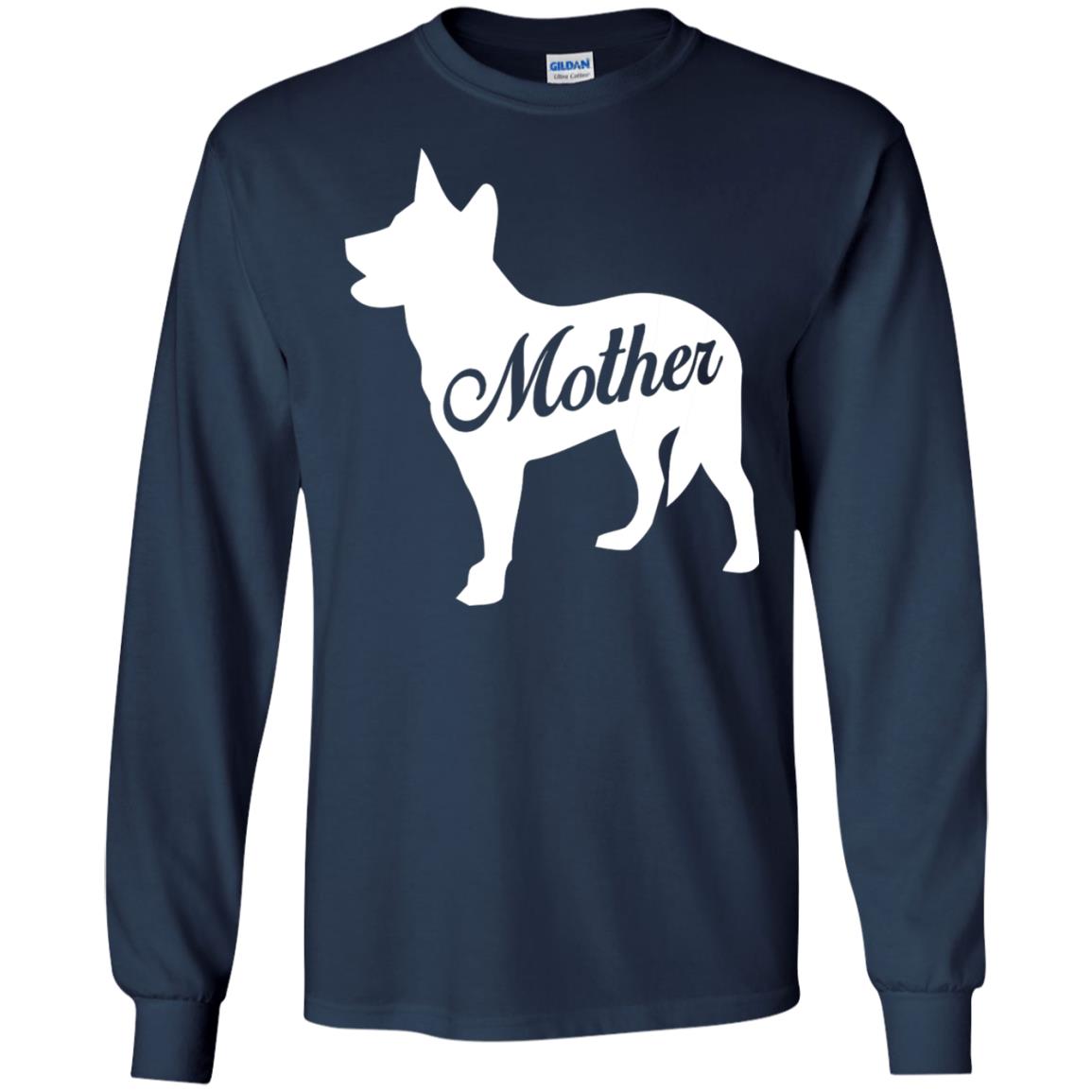 American Cattle Dog Mom T-shirt Navy