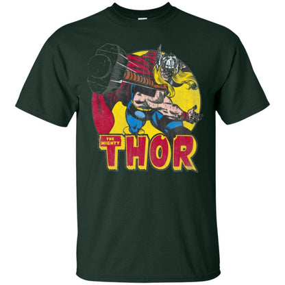 Comic Marvel T-shirt The Mighty Thor Forest Green