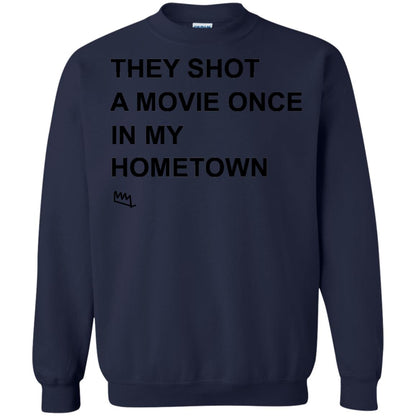 They Shot A Movie Once In My Hometown Shirts Navy