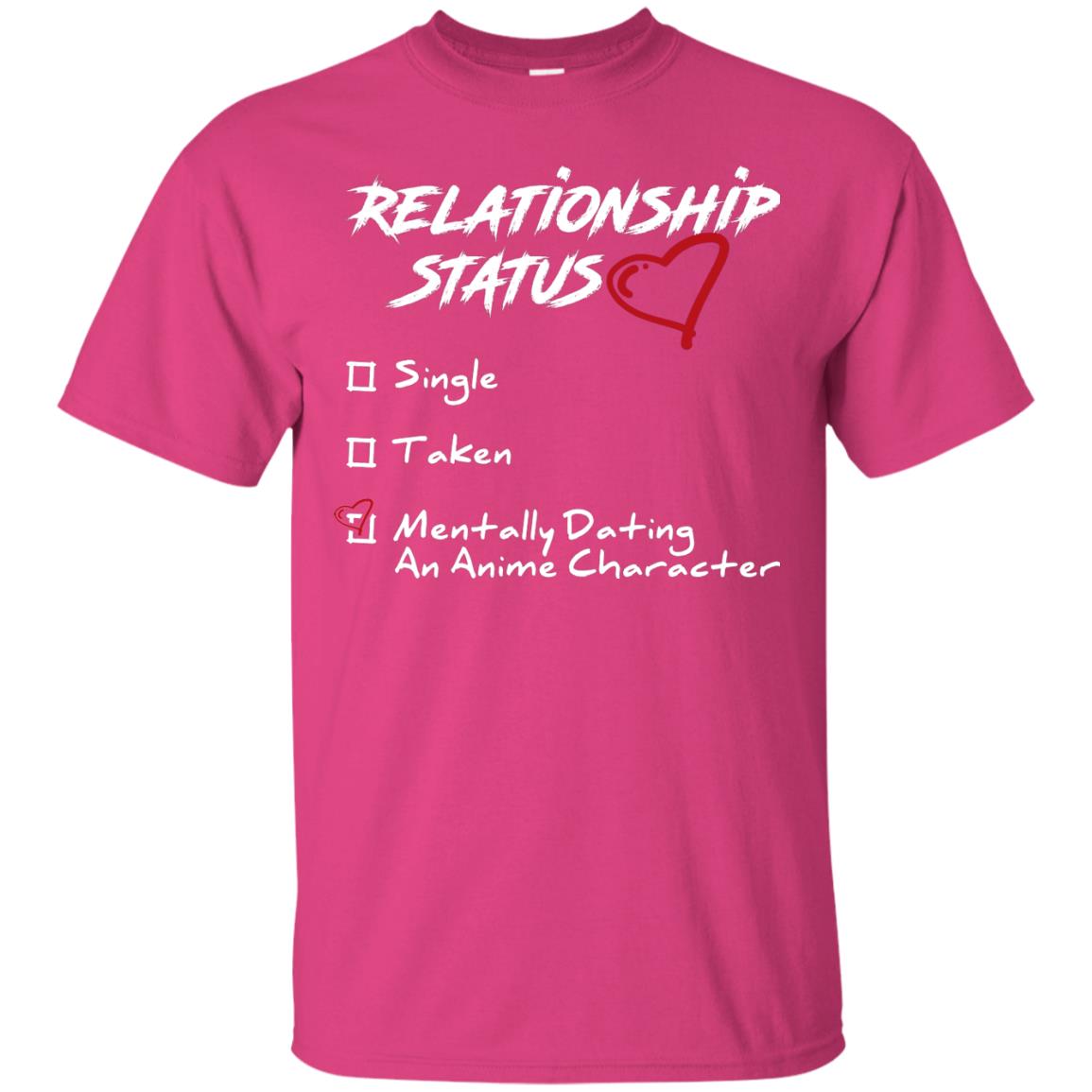 Relationship Status Mentally Dating An Anime Character Gift Shirt For Anime Lover Heliconia