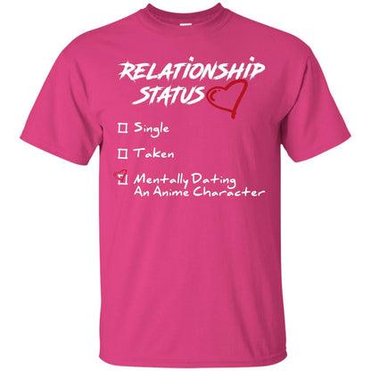 Relationship Status Mentally Dating An Anime Character Gift Shirt For Anime Lover Heliconia