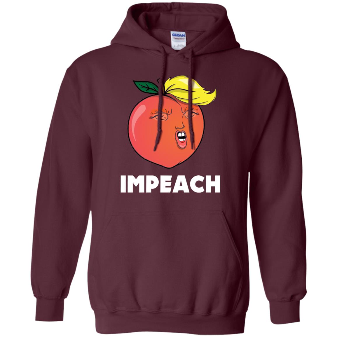 Anti Trump T-shirt Funny Trump Impeachment Maroon