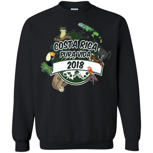 Costa Rica Pura Vida 2018 T-shirt Black