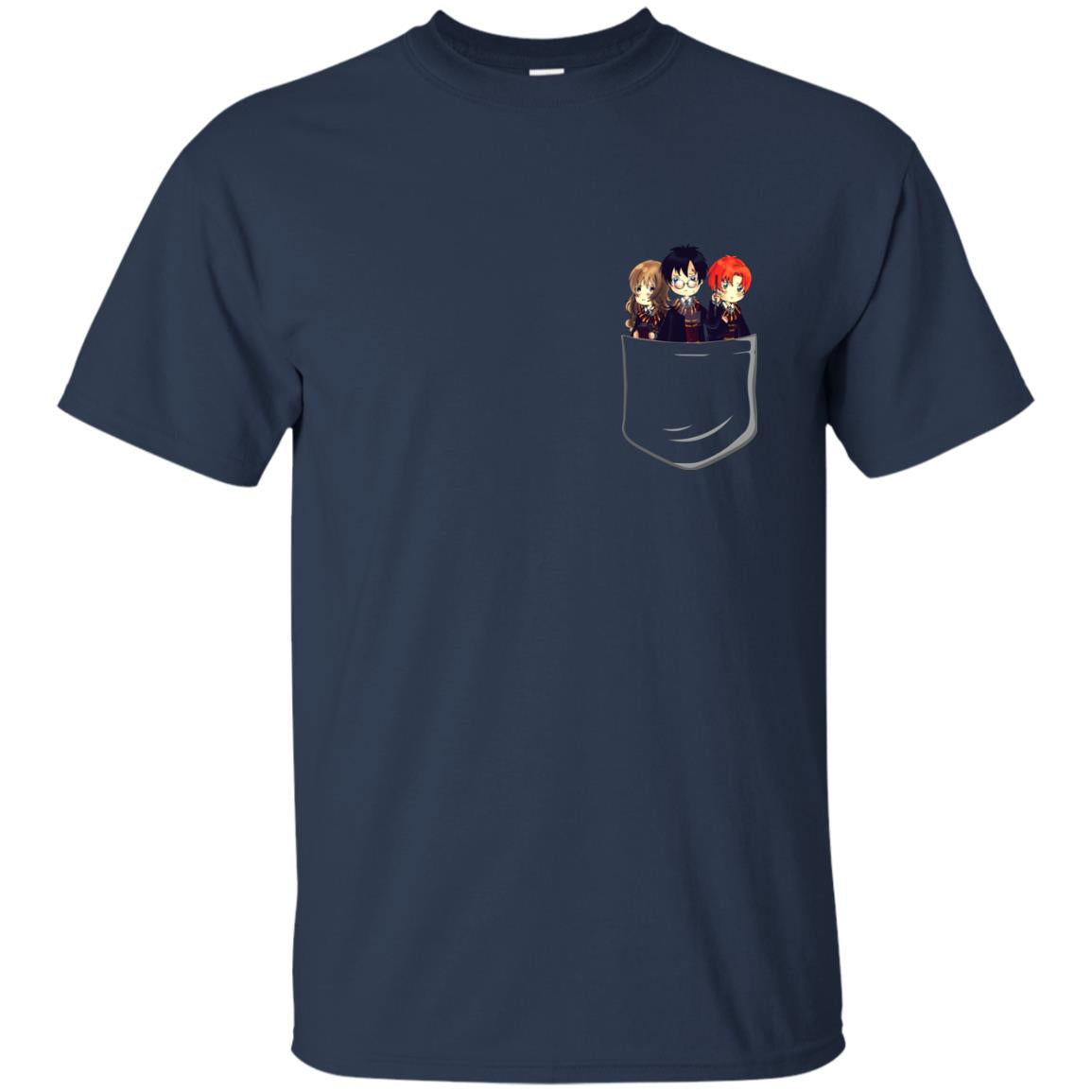 Harry Potter Pocket Movie Lover T-shirt Navy