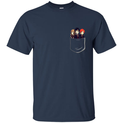 Harry Potter Pocket Movie Lover T-shirt Navy