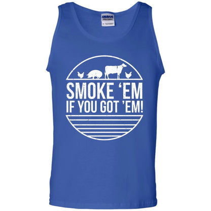 Bbq T-shirt Smoke 'em If You Got 'em Royal