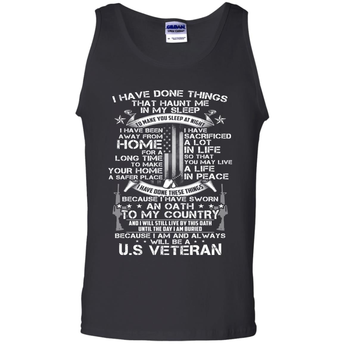 I Have Done Things That Haunt Me In My Sleep Us Veteran Shirt Black