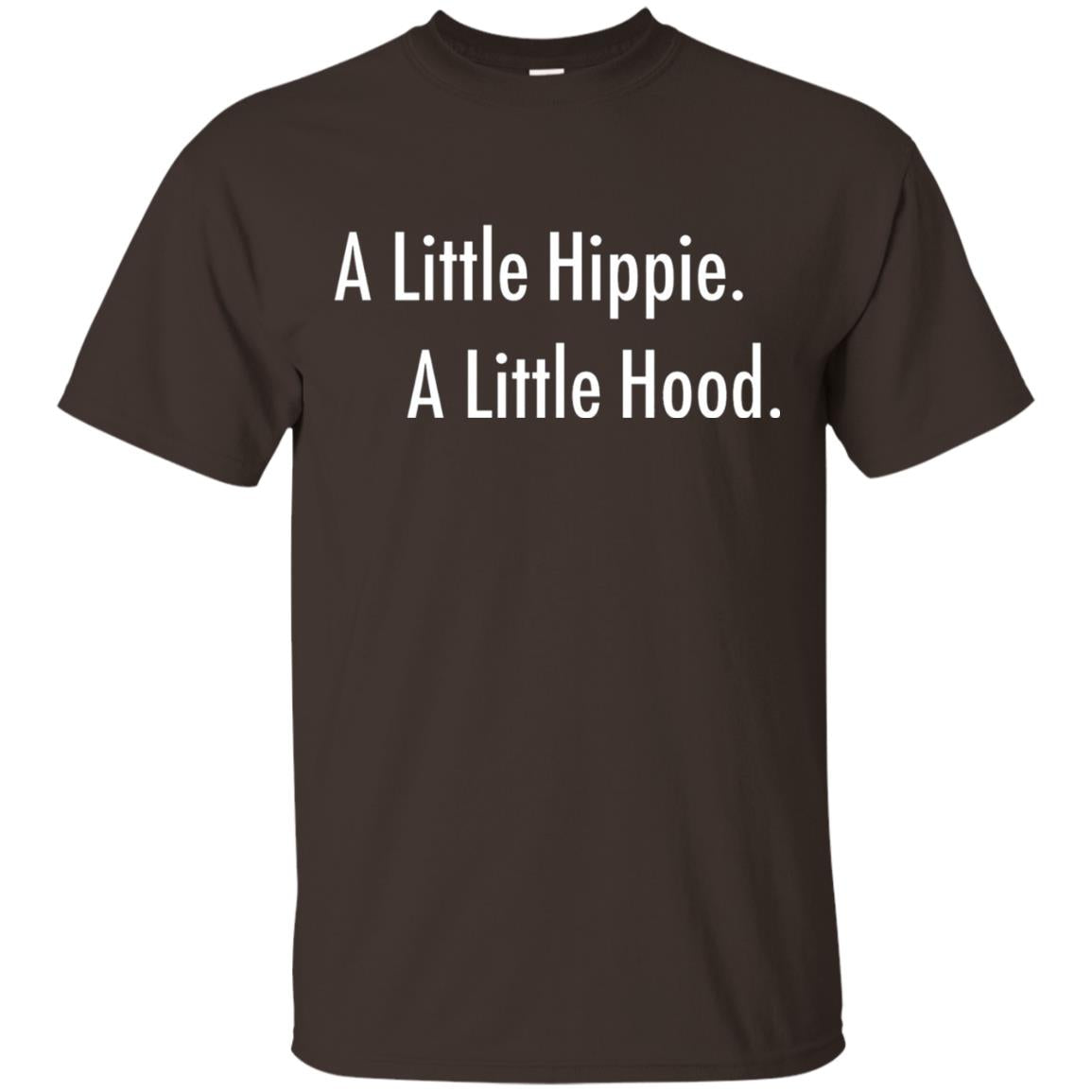 A Little Hippie A Little Hood Shirt Dark Chocolate