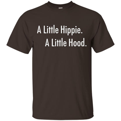 A Little Hippie A Little Hood Shirt Dark Chocolate