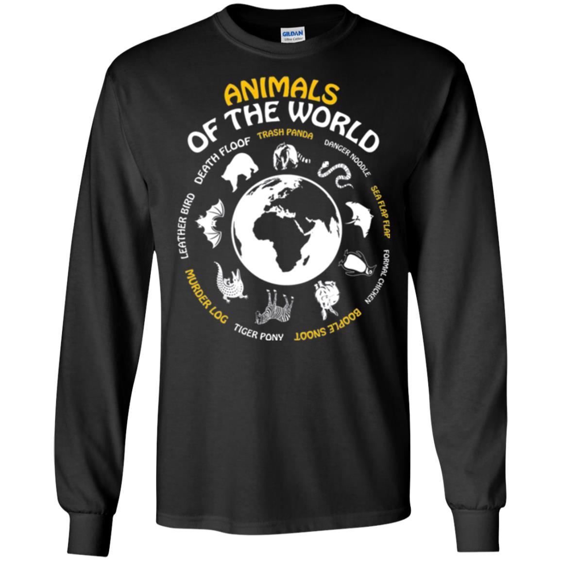 Rare Animals Of The World T-shirt Black