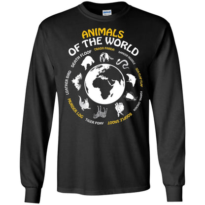 Rare Animals Of The World T-shirt Black