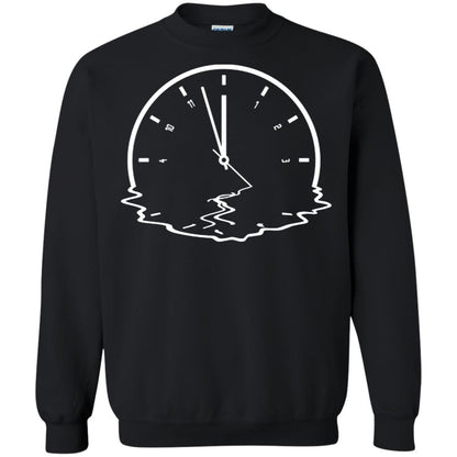 Alzheimer's & Dementia Awareness Funny Clock Gift Shirt Black