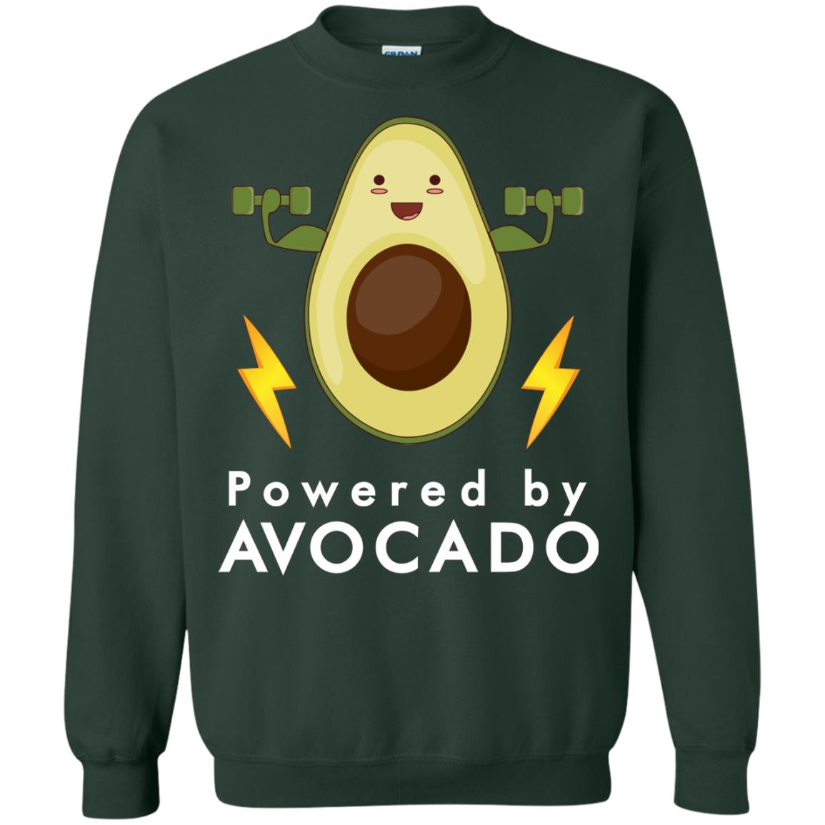 Powered By Avocado Fitness Shirt Forest Green