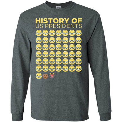 Anti Trump T-shirt History Of Us Presidents Dark Heather