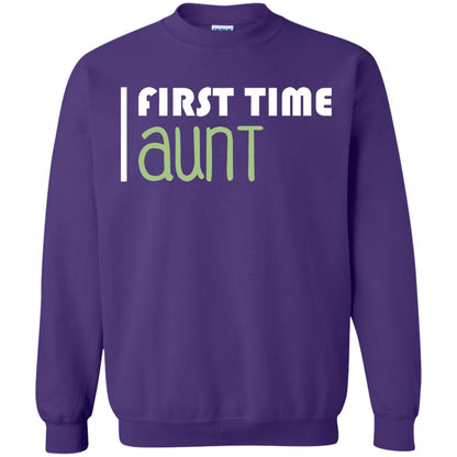 First Time Aunt New Auntie Shirt Purple