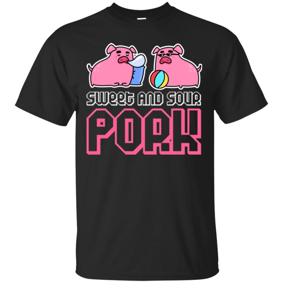 Food Lover T-shirt Sweet And Sour Pork Black