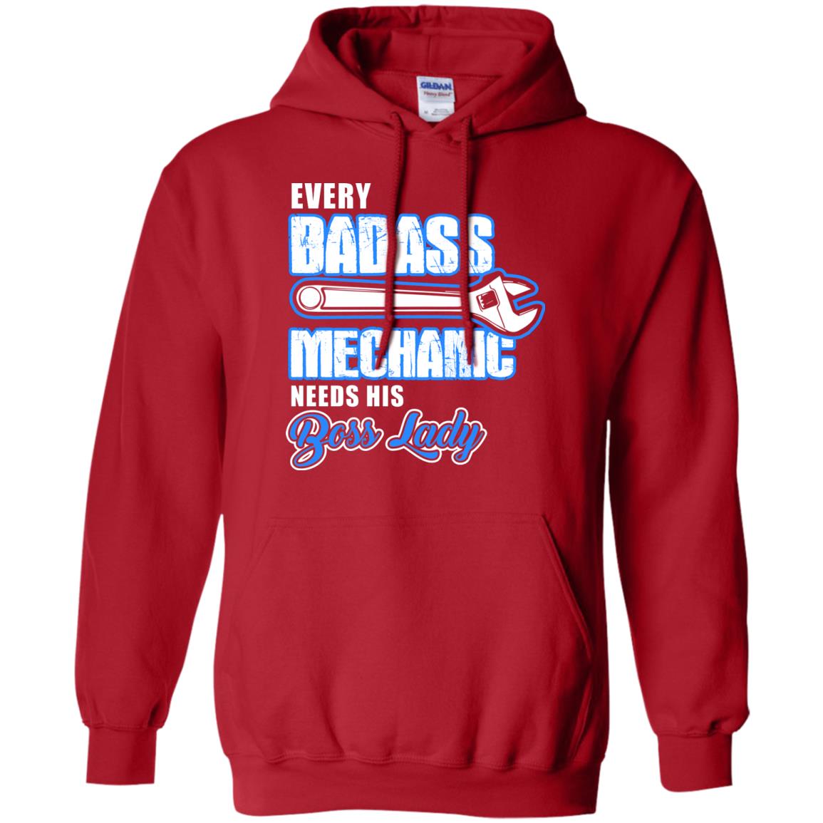 Every Badass Mechanic Needs His Boss Lady Shirt Red