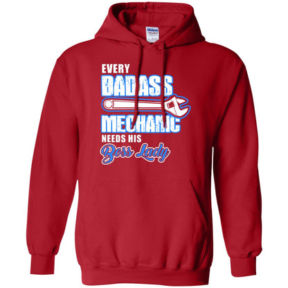 Every Badass Mechanic Needs His Boss Lady Shirt Red