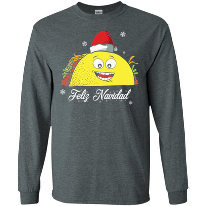 Christmas T-shirt Taco Feliz Navidad Dark Heather