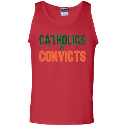 Football T-shirt Distressed Catholics Vs. Convicts 1988 Classic