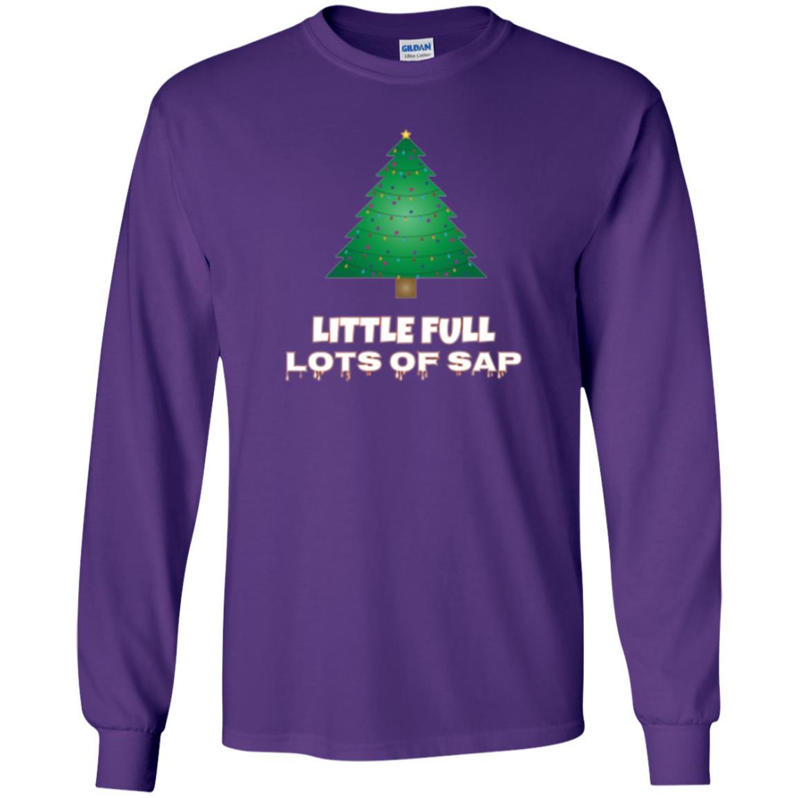 Christmas T-shirt Little Full Lots Of Sap Purple