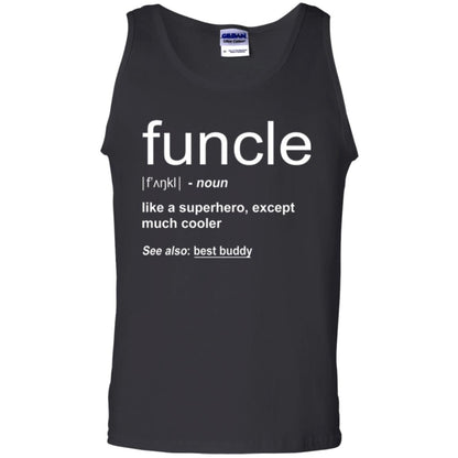 Funny Uncle T-shirt Funcle Black