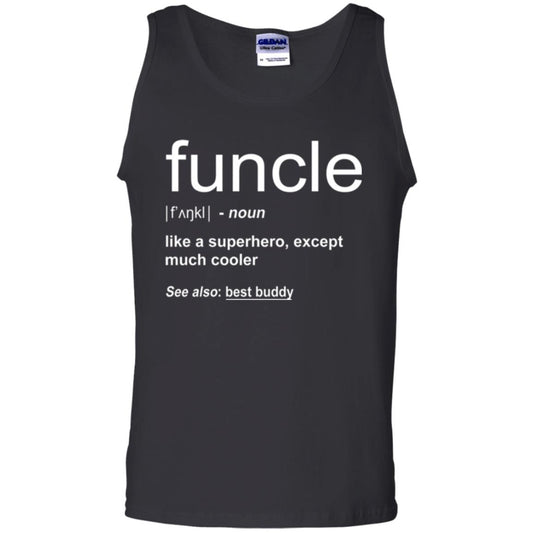 Funny Uncle T-shirt Funcle Black