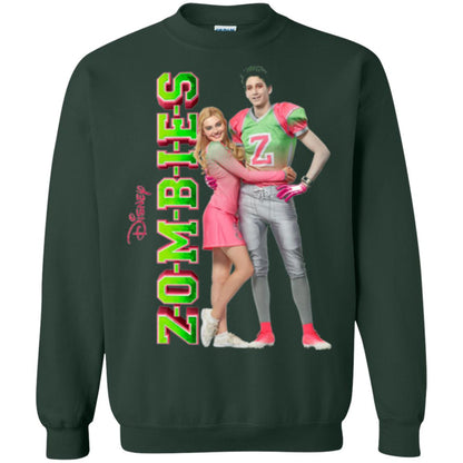 Zombies Cheer Football Lover T-shirt Forest Green