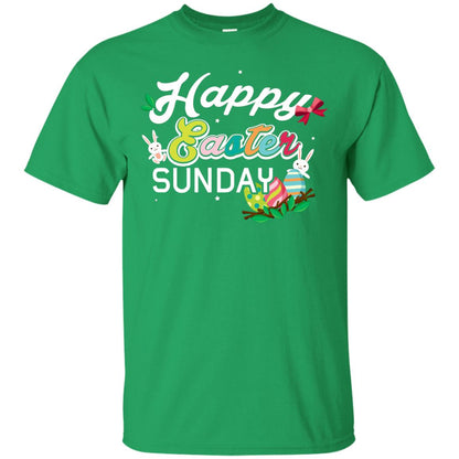 Christian T-shirt Happy Easter Sunday Irish Green