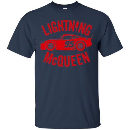 Pixar Cars Lightning 95 Mcqueen Vintage Graphic T-shirt Navy