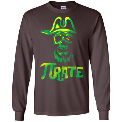 Pi Day T-shirt Funny Pirate Dark Chocolate