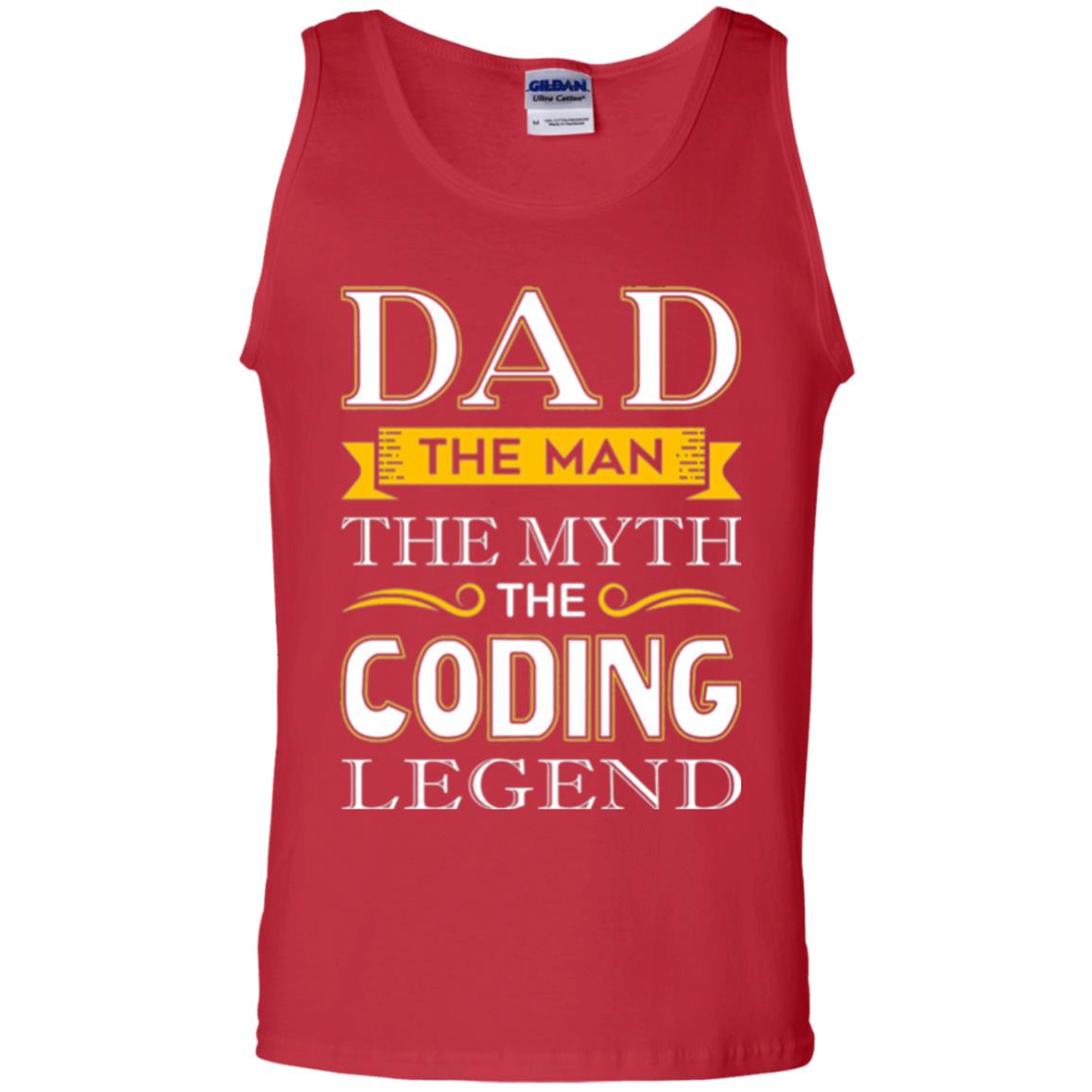 Daddy T-shirt The Man The Myth Colding Legend Red