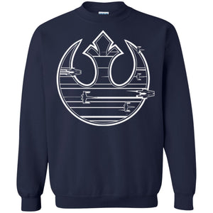 Film T-shirt Last Jedi Rebel Resistance Ship Logo