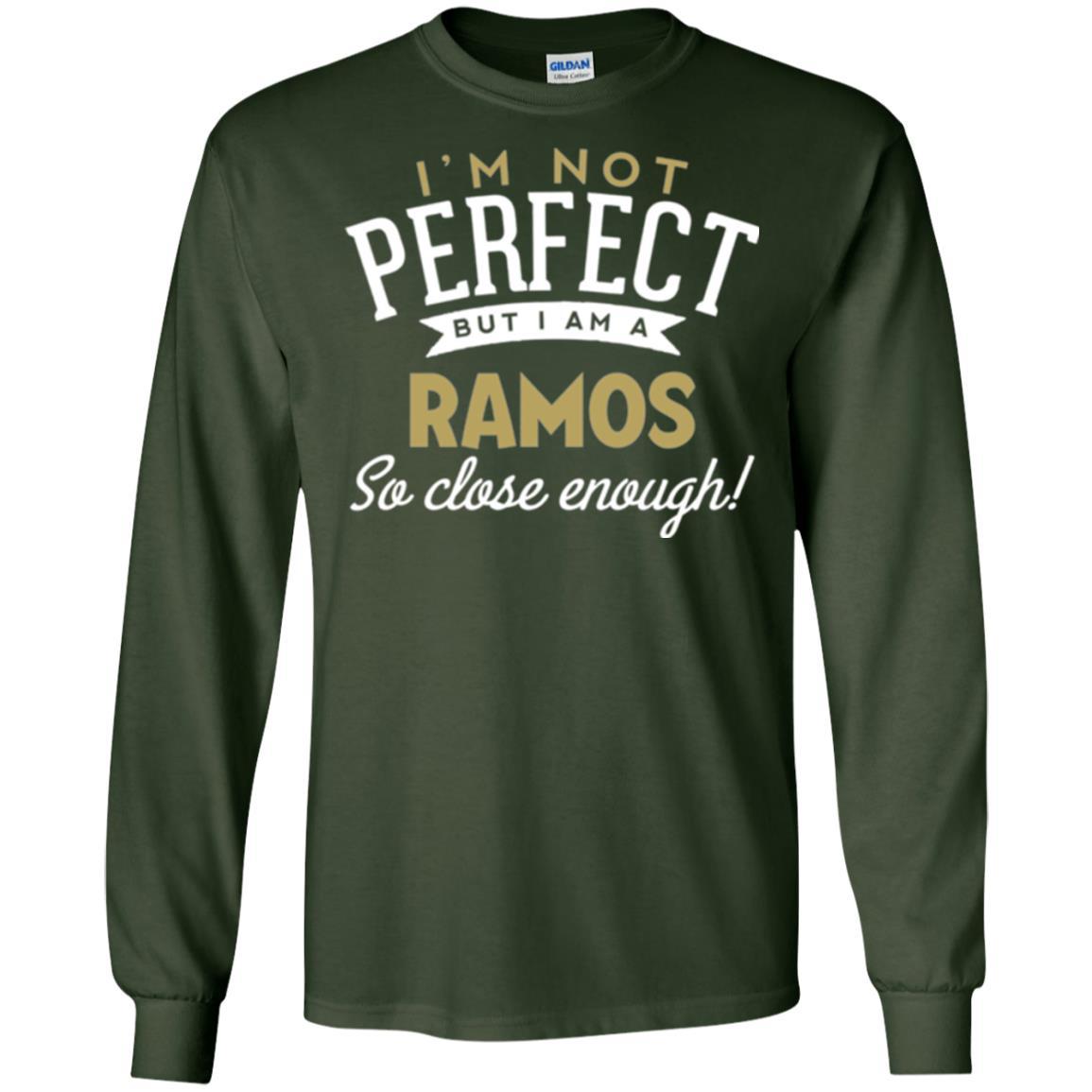 Soccer T-shirt I'm Not Perfect But I Am A Ramos Forest Green