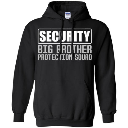 Family T-shirt Security Big Brother Protection Squad Black