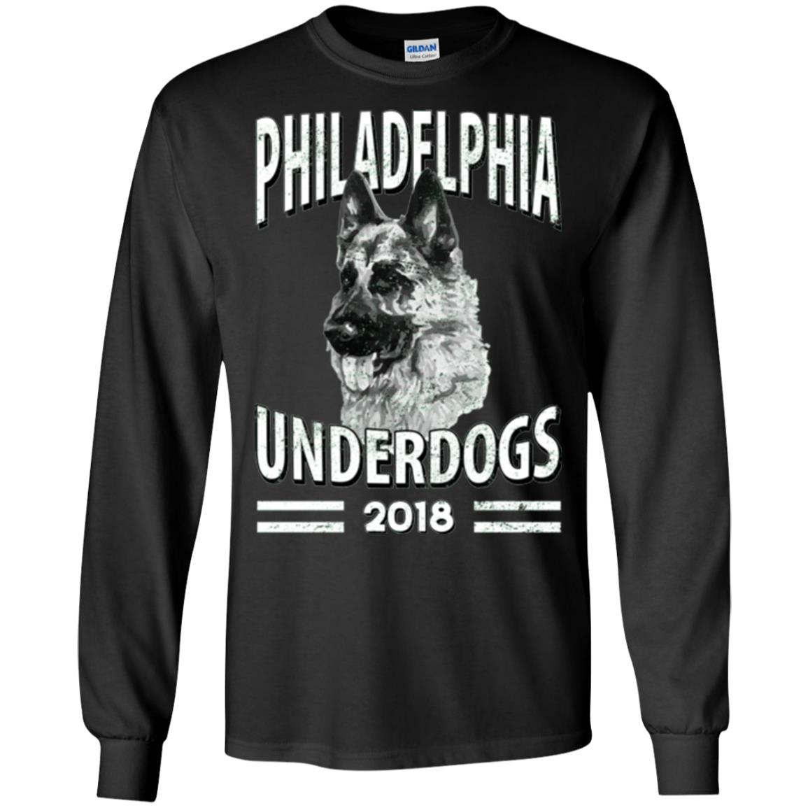 Dog Lover T-shirt Philadelphia Underdogs 2018 T-shirt Black