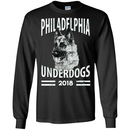 Dog Lover T-shirt Philadelphia Underdogs 2018 T-shirt Black