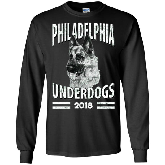 Dog Lover T-shirt Philadelphia Underdogs 2018 T-shirt Black