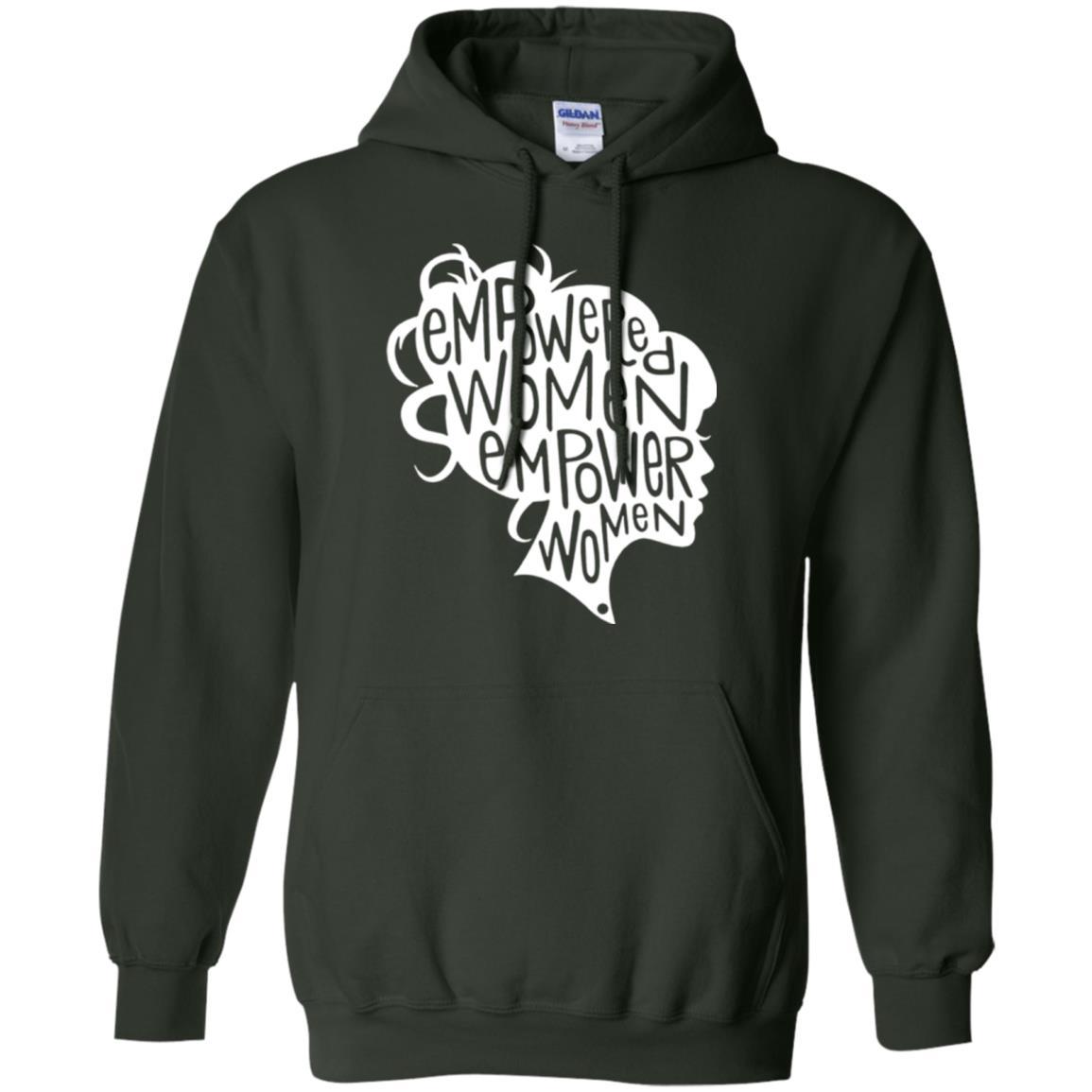 Feminist T-shirt Empowered Women Empower Woman Forest Green