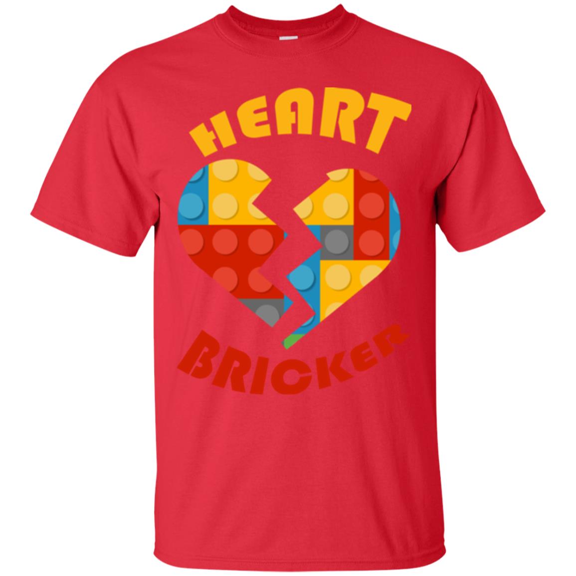Heart Bricker Shirt Red