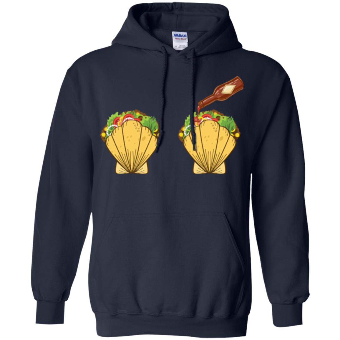 Mermaid Shell T-shirt Taco Bra And Spicy Chili Sauce Navy