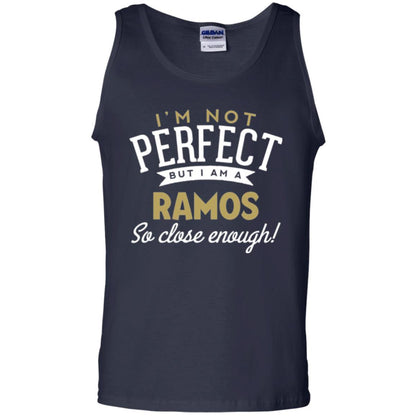Soccer T-shirt I'm Not Perfect But I Am A Ramos Navy