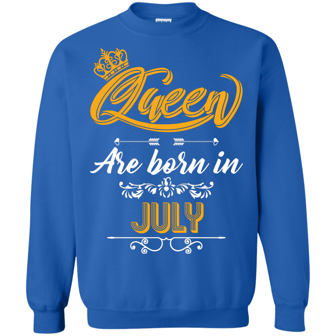 Brithday T-Shirt Queen Are Born In July Royal