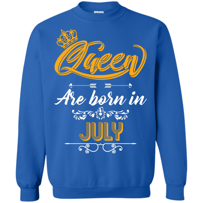 Brithday T-Shirt Queen Are Born In July Royal