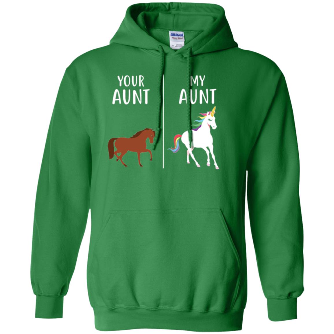 Unicorn T-shirt Your Aunt My Aunt Irish Green